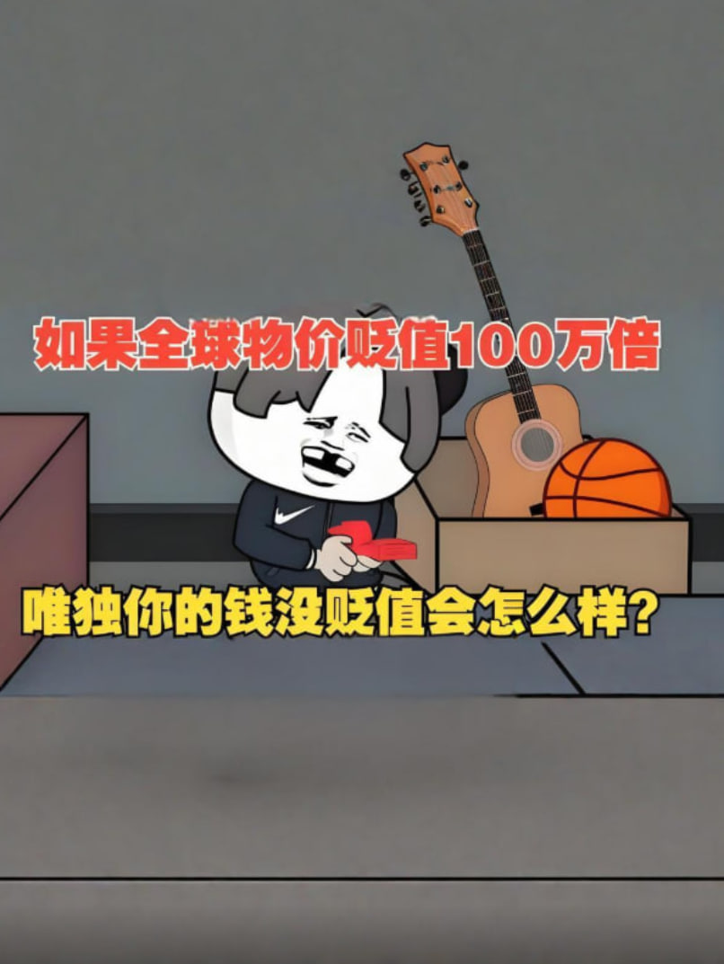 假如物价贬值100万倍，但是你的钱不受影响会怎么样？(全集)
